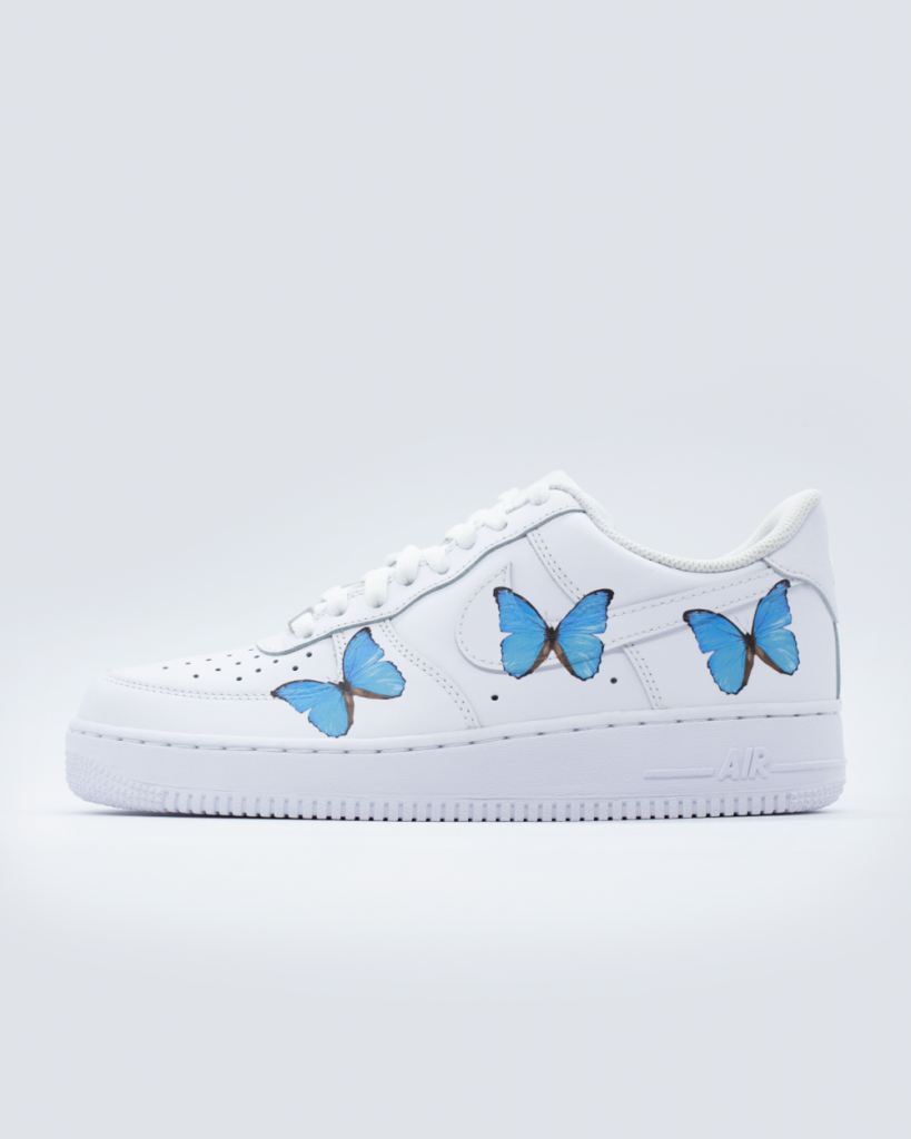 Nike Air Force 1 Blue Butterfly
